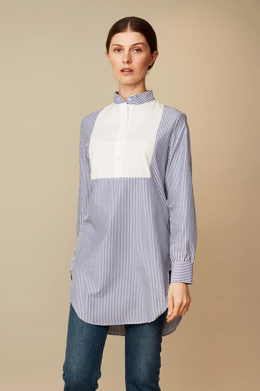 Blusa esmoquin