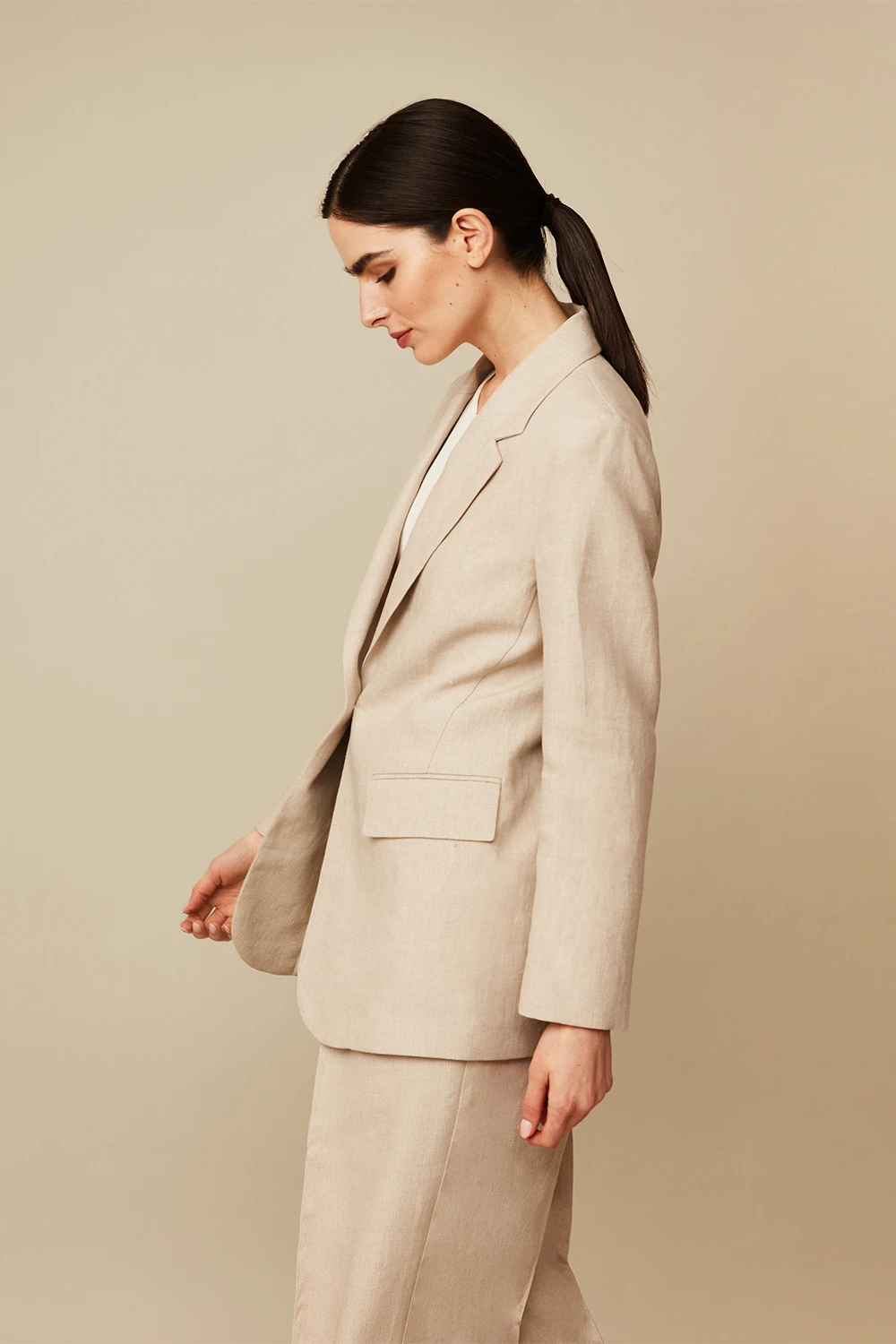Blazer Lino Mujer