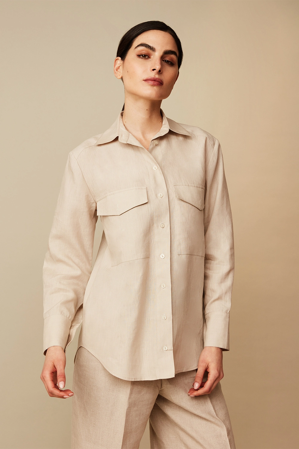 Blusa Cargo Lino
