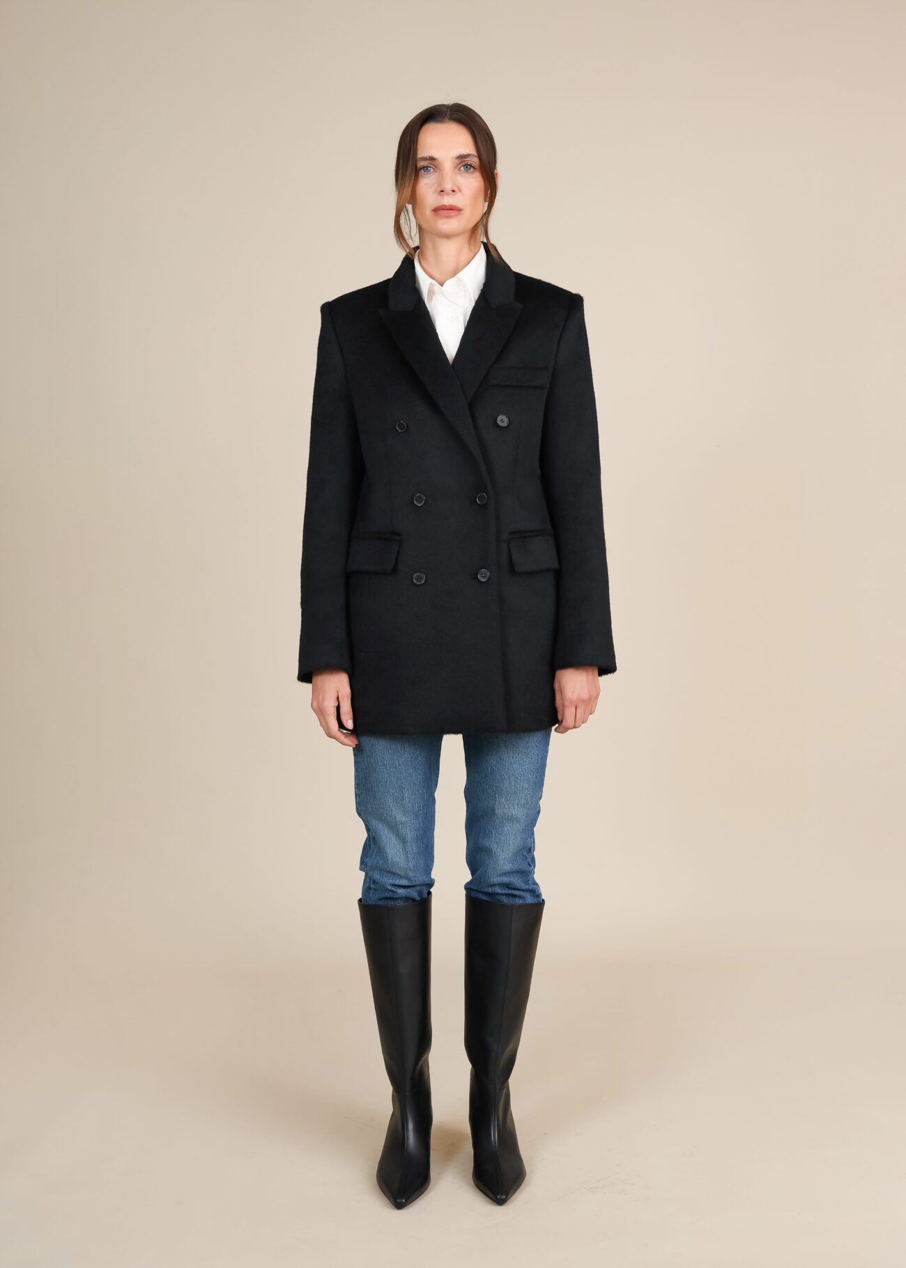 Blazer Baby Alpaca Suri Mujer