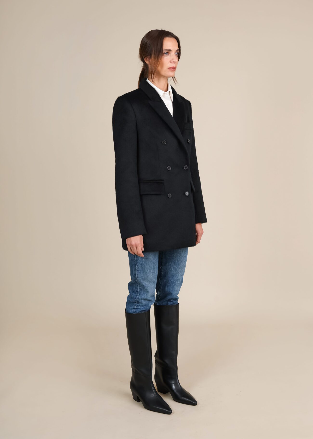 Blazer Baby Alpaca Suri Mujer